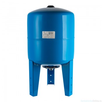 Гидроаккумулятор 50 л. вертикальный (цвет синий) для водоснабжения STOUT
