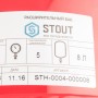 Расширительный бак на отопление 8 л. STOUT (цвет красный) STH-0004-000008