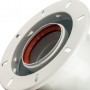 STOUT Элемент дымохода DN60/100 адаптер для котла угловой 90° коаксиальный (совместимый с Bosch, Buderus)(с логотипом) SCA-6010-240190