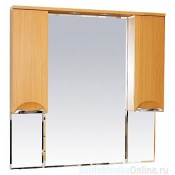 Зеркало-шкаф Misty Глория - 105 зеркало - шкаф (свет) БУК П-Гло02105-18Св