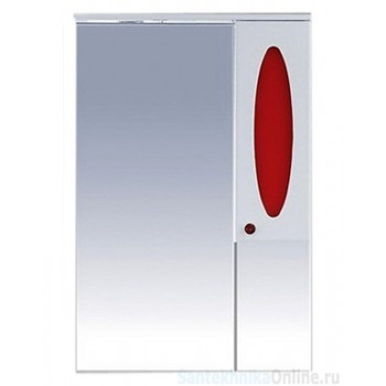 Зеркало-шкаф Misty Сидней 65 R красный П-Сид02065-265СвП