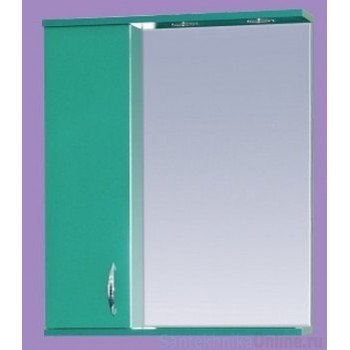 Зеркало-шкаф Misty Стиль 50 L зеленый Э-Сти02050-08СвЛ
