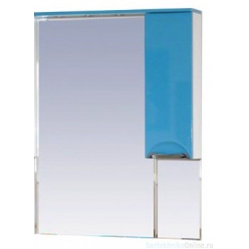 Зеркало-шкаф Misty Жасмин 65 R голубой П-Жас02065-061СвП