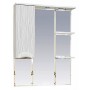 Зеркало-шкаф Misty Лорд - 85 зеркало-шкаф (свет) лев.(белая пленка ) П-Лрд04085-012СвЛ