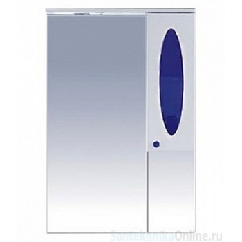 Зеркало-шкаф Misty Сидней 65 R синий П-Сид02065-305СвП