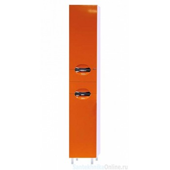 Шкаф-пенал Misty Жасмин 35 L оранжевый П-Жас05035-132БкЛ