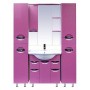 Зеркало-шкаф Misty Жасмин 75 L розовый П-Жас02075-122СвЛ