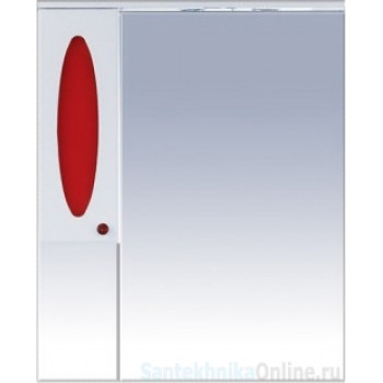 Зеркало-шкаф Misty Сидней 85 L красный П-Сид02085-265СвЛ