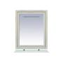 Зеркала Misty Fresko 75 краколет белый патина Л-Фре03075-0117