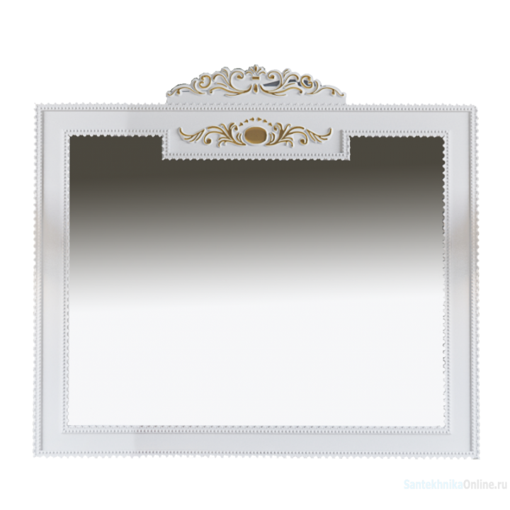 Зеркала Misty Рафаэль - 100 Зеркало белое сусальное золото Л-Раф02100-391
