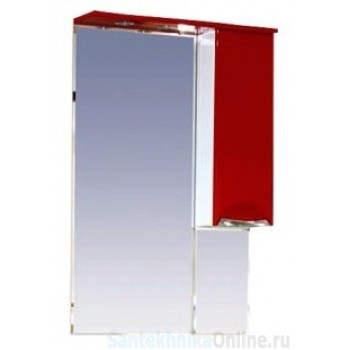 Зеркало-шкаф Misty Жасмин 65 R красный П-Жас02065-041СвП