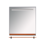 Зеркала Misty Джулия - 75 Зеркало с полочкой 12 мм оранжевое Л-Джу03075-1310