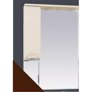 Зеркало-шкаф Misty Жасмин 65 L коричневый П-Жас02065-141СвЛ