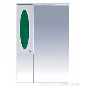 Зеркало-шкаф Misty Сидней 65 L зеленый П-Сид02065-285СвЛ