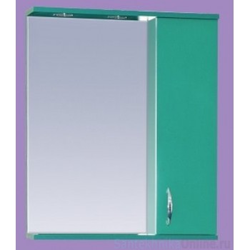 Зеркало-шкаф Misty Стиль 50 R зеленый Э-Сти02050-08СвП