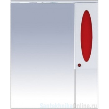 Зеркало-шкаф Misty Сидней 85 R красный П-Сид02085-265СвП