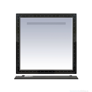 Зеркала Misty Bella -105 Зеркало черное с кристаллами Л-Бел02105-0216