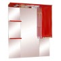 Зеркало-шкаф Misty Жасмин 85 R красный П-Жас02085-041СвП
