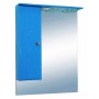 Зеркало-шкаф Misty МИСТИ-60 зеркало-шкаф лев. (свет) голубая Э-Мис02060-06СвЛ