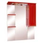 Зеркало-шкаф Misty Жасмин 75 R красный П-Жас02075-041СвП