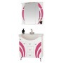 Зеркало-шкаф Misty Каролина 70 R розовый П-Крл02070-295СвП