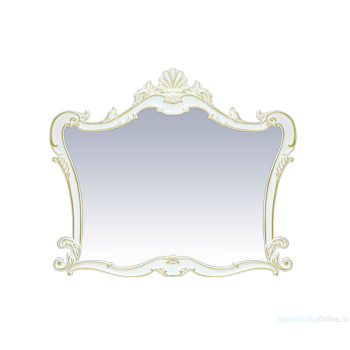 Зеркала Misty Bianco 100 белое сусальное золото Л-Бья02100-391
