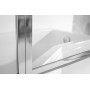 Акриловая ванна BESCO INTEGRA с душевой шторкой из 2 частей 150x75 L