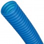 Труба STOUT гофрированная ПНД, d 32 мм для труб диаметром 25 мм, цвет синий SPG-0001-503225