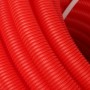 Труба STOUT гофрированная ПНД, d 20 мм для труб диаметром 14-18 мм, цвет красный SPG-0002-502016