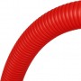 Труба STOUT гофрированная ПНД, d 20 мм для труб диаметром 14-18 мм, цвет красный SPG-0002-502016