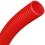 Труба STOUT гофрированная ПНД, d 25 мм для труб диаметром 16-22 мм, цвет красный SPG-0002-502520